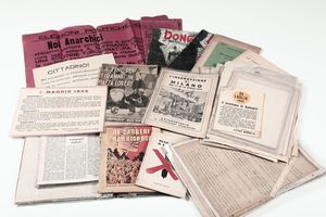 Repubblica Sociale,Resistenza e altro - Piccoli Fogli,fogli volanti,pubblicistica e vario materiale a stampa,per lo pi riferibile agli anni 1943-1947