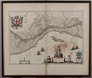 Blaeu Willem - Liguria o stato della repubblica di Genova, Seconda met del XVII secolo