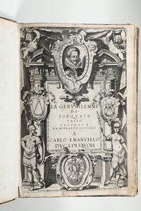 Tasso,Torquato - La Gerusalemme di Torquato Tasso figurata da Bernardo Castello..Genova,Pavoni,1617
