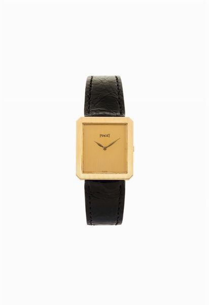 Piaget : PIAGET, Ref. 9154, orologio da polso, in oro giallo 18K con fibbia originale placcata oro. Realizzato nel 1960 circa  - Asta Orologi da Polso e da Tasca - Associazione Nazionale - Case d'Asta italiane