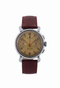 Breitling - BREITLING, Foot-ball, Ref.1192, orologio da polso, cronografo in acciaio con scala tachimetrica. Ralizzato nel 1950 circa