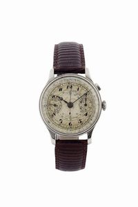 Anonimo - ANONIMO, orologio da polso, in acciaio, cronografo monopulsante con scala telemetrica. Realizzato circa nel 1940