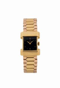 OMEGA - OMEGA, Ref.10461, elegante orologio da polso, da signora, in oro giallo 18K con bracciale in oro giallo. Realizzato nel 1944.