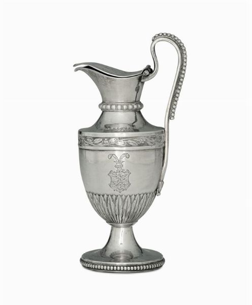 Versatoio in argento fuso, sbalzato e cesellato. Vienna 1795  - Asta Antiquariato - Associazione Nazionale - Case d'Asta italiane
