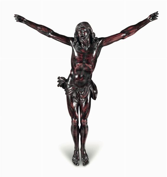 Corpus Christi in bosso scolpito, scultore Barocco del XVII-XVIII secolo  - Asta Antiquariato - Associazione Nazionale - Case d'Asta italiane