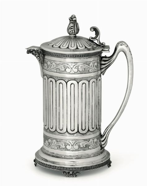 Caffettiera in argento, Italia XX secolo  - Asta Antiquariato - Associazione Nazionale - Case d'Asta italiane