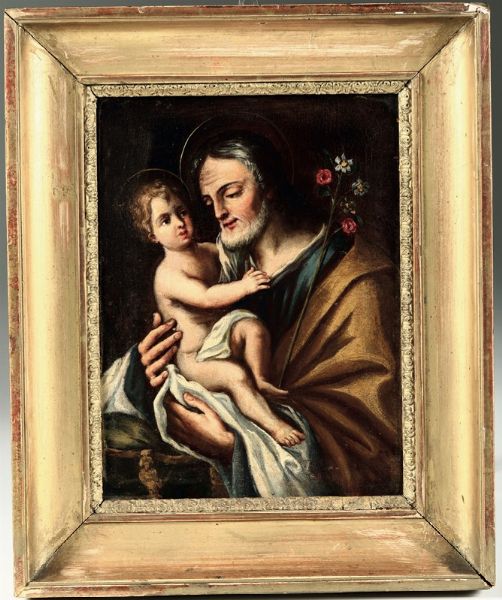 San Giuseppe con il Bambino  - Asta Antiquariato - Associazione Nazionale - Case d'Asta italiane