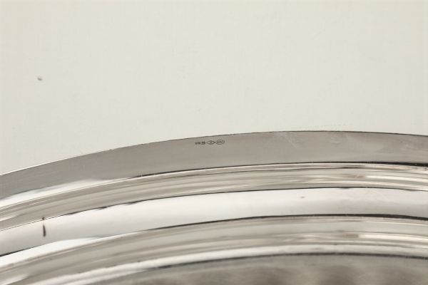 Quattro vassoi in argento, Argentiere Zaramella, Padova  XX secolo  - Asta Antiquariato - Associazione Nazionale - Case d'Asta italiane
