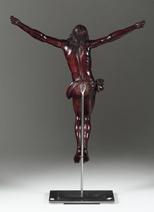 Corpus Christi in bosso scolpito, scultore Barocco del XVII-XVIII secolo  - Asta Antiquariato - Associazione Nazionale - Case d'Asta italiane