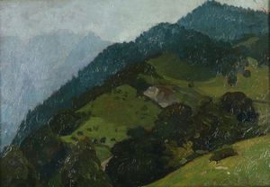 Dudreville Leonardo - Paesaggio, 1928