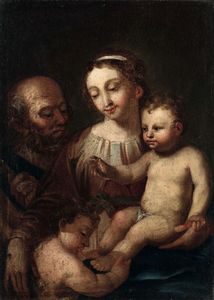 Barocci Federico : Sacra Famiglia con San Giovannino  - Asta Antiquariato - Associazione Nazionale - Case d'Asta italiane