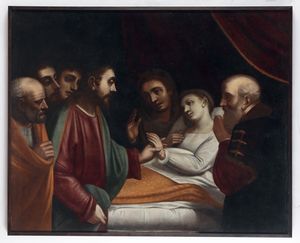 Cristo risana uninferma  - Asta Antiquariato - Associazione Nazionale - Case d'Asta italiane