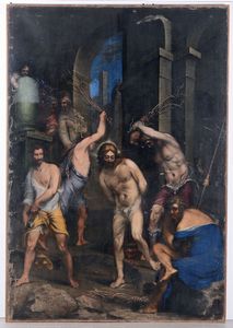 Paggi Giovanni Battista : Cristo flagellato  - Asta Antiquariato - Associazione Nazionale - Case d'Asta italiane
