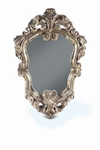 Coppia di specchiere in legno intagliato, Italia XIX secolo  - Asta Antiquariato - Associazione Nazionale - Case d'Asta italiane
