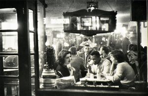 HENRY-BRESSON CARTIER - People in a Cafè. Usa