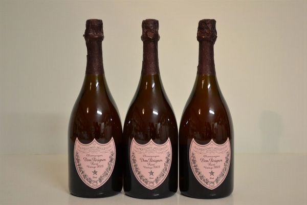 Dom Perignon Rose 2003  - Asta Una Eccezionale Selezione di Vini e Distillati Internazionali da Collezioni Private - Associazione Nazionale - Case d'Asta italiane