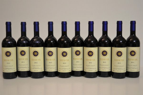 Sassicaia Tenuta San Guido  - Asta Una Eccezionale Selezione di Vini e Distillati Internazionali da Collezioni Private - Associazione Nazionale - Case d'Asta italiane