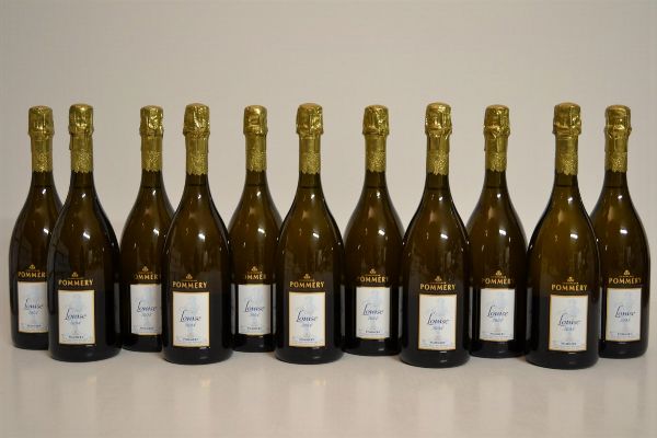 Cuvee Louise Brut Pommery 2004  - Asta Una Eccezionale Selezione di Vini e Distillati Internazionali da Collezioni Private - Associazione Nazionale - Case d'Asta italiane