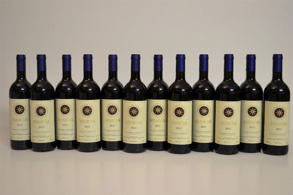 Sassicaia Tenuta San Guido  - Asta Una Eccezionale Selezione di Vini e Distillati Internazionali da Collezioni Private - Associazione Nazionale - Case d'Asta italiane