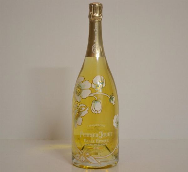Perrier-Jouet Belle Epoque Blanc de Blancs 2002  - Asta Una Eccezionale Selezione di Vini e Distillati Internazionali da Collezioni Private - Associazione Nazionale - Case d'Asta italiane
