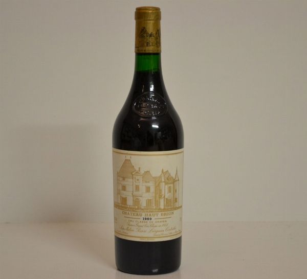 Chateau Haut Brion 1989  - Asta Una Eccezionale Selezione di Vini e Distillati Internazionali da Collezioni Private - Associazione Nazionale - Case d'Asta italiane