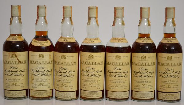 Macallan 1958  - Asta Una Eccezionale Selezione di Vini e Distillati Internazionali da Collezioni Private - Associazione Nazionale - Case d'Asta italiane