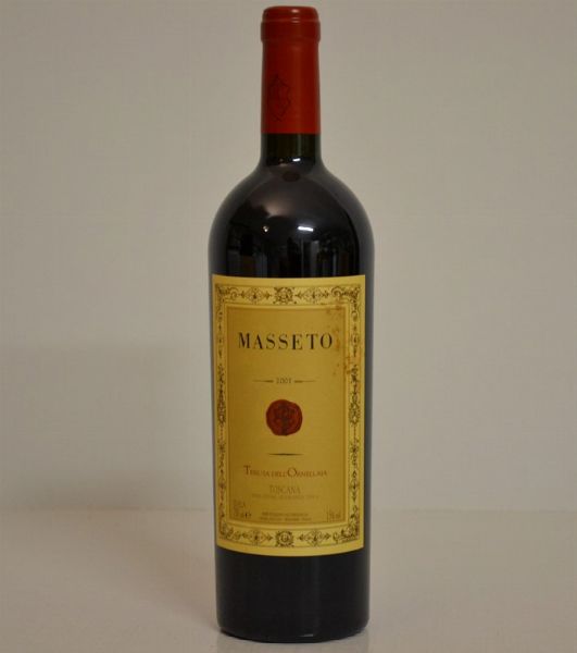 Masseto 2001  - Asta Una Eccezionale Selezione di Vini e Distillati Internazionali da Collezioni Private - Associazione Nazionale - Case d'Asta italiane