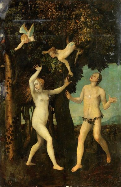 La tentazione di Adamo e Eva  - Asta IMPORTANTI DIPINTI ANTICHI - Associazione Nazionale - Case d'Asta italiane