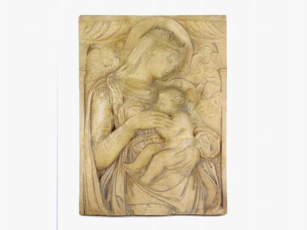Bassorilievo in terracotta  - Asta Arredi e dipinti antichi / Arte Moderna e Contemporanea - Associazione Nazionale - Case d'Asta italiane