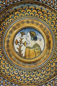 BACILE DA ACQUERECCIA, DERUTA, 1530 CIRCA  - Asta Importanti maioliche rinascimentali - Associazione Nazionale - Case d'Asta italiane