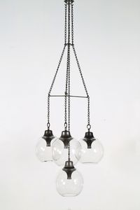 CACCIA DOMINIONI LUIGI (n. 1913) - Lampada da soffitto, Grappolo mod. LS 10