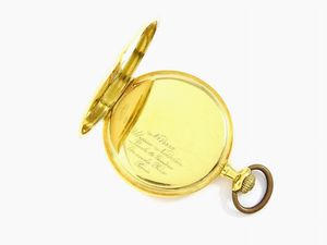 Orologio da tasca in oro giallo  - Asta Importanti Gioielli e orologi - Associazione Nazionale - Case d'Asta italiane
