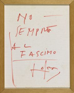 VEDOVA EMILIO (1919 - 2006) - Foglio antifascista.