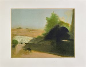 GUCCIONE PIERO (1935 - 2018) - Il gattopardo.