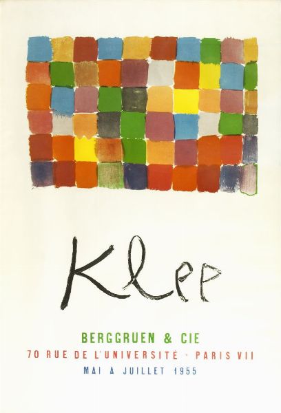 MANIFESTO : Klee  - Asta Asta di dipinti antichi, dell'800, del '900 e contemporanei. Sculture e grafica - Associazione Nazionale - Case d'Asta italiane