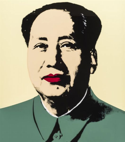 WARHOL ANDY USA 1927 - 1987 : Mao Yellow  - Asta Asta di dipinti antichi, dell'800, del '900 e contemporanei. Sculture e grafica - Associazione Nazionale - Case d'Asta italiane