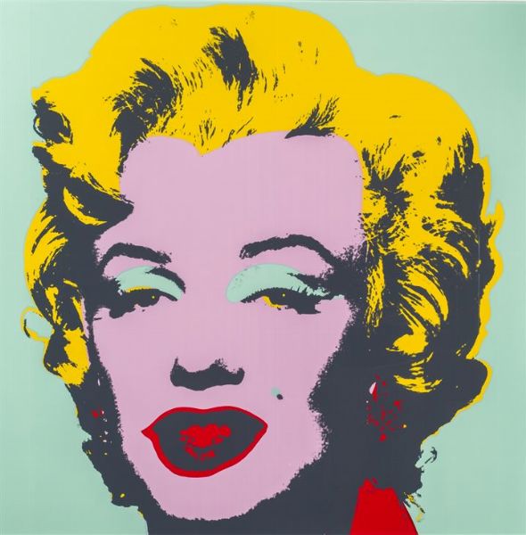 WARHOL ANDY USA 1927 - 1987 : Marilyn Monroe 11.28  - Asta Asta di dipinti antichi, dell'800, del '900 e contemporanei. Sculture e grafica - Associazione Nazionale - Case d'Asta italiane