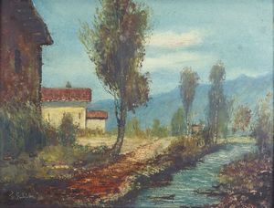 FILIPPA CORRADO Agliano (AT) 1893 - Torino 1974 - Paesaggio