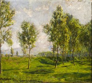 MONTEZEMOLO GUIDO Mondov (CN) 1878 - 1941 Torino - Paesaggio anni '930