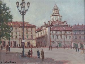 CERIOLI FRANCESCO Torino 1930 - La chiesa di San Lorenzo - Torino