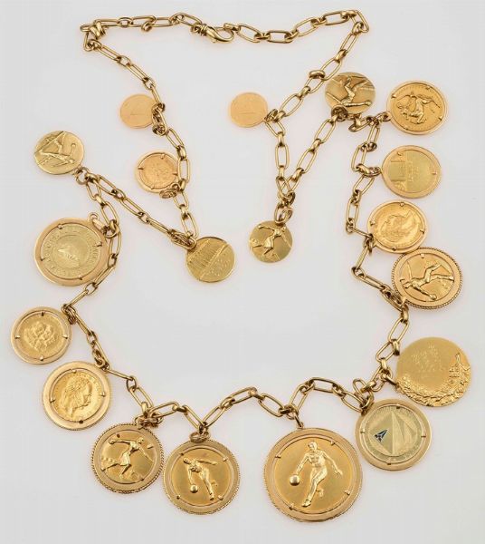 Sautoir con monete  - Asta Fine Jewels - Associazione Nazionale - Case d'Asta italiane