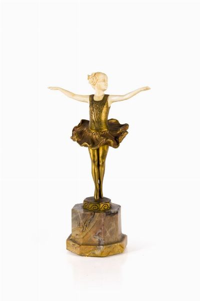 PREISS FERDINAND 1882-1943 : Ballerina  - Asta Asta 152 - Dipinti, sculture e arti decorative - Associazione Nazionale - Case d'Asta italiane