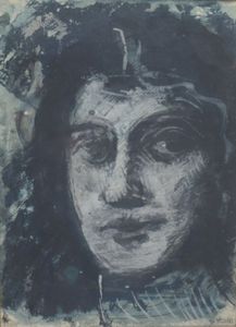 SIRONI MARIO Sassari 1885 - 1961 Milano - Testa femminile 1931 circa