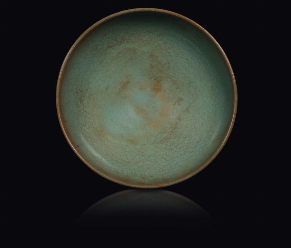 Ciotola Jun con smalto blu lavanda, Cina, Dinastia Song (960-1279)  - Asta Fine Chinese Works of Art - Associazione Nazionale - Case d'Asta italiane