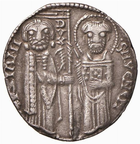 VENEZIA PIETRO ZIANI (1205-1229) GROSSO MATAPAN  - Asta MONETE E MEDAGLIE DAL XIII AL XX SECOLO - Associazione Nazionale - Case d'Asta italiane