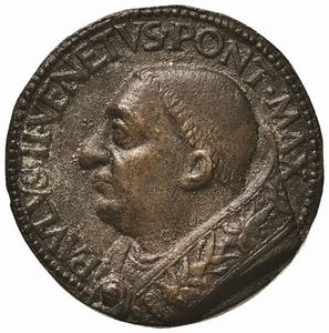 PAOLO II (1464-1471) MEDAGLIA 1465  - Asta MONETE E MEDAGLIE DAL XIII AL XX SECOLO - Associazione Nazionale - Case d'Asta italiane