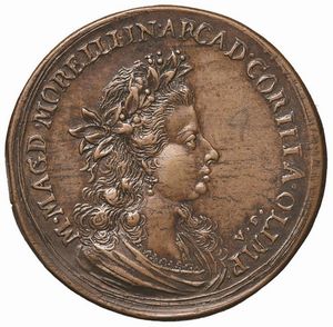FIRENZE MARIA MADDALENA MORELLI (1727-1800) MEDAGLIA opus Weber  - Asta MONETE E MEDAGLIE DAL XIII AL XX SECOLO - Associazione Nazionale - Case d'Asta italiane