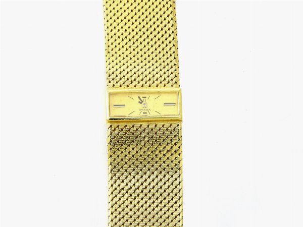 Bracciale orologio Omega in oro giallo  - Asta Gioielli e Orologi - I / Una collezione di gioielli di una nobildonna veneziana - Associazione Nazionale - Case d'Asta italiane