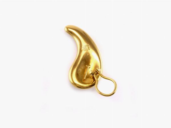 Orecchini Elsa Peretti linea Spain per Tiffany in oro giallo  - Asta Gioielli - II - Associazione Nazionale - Case d'Asta italiane