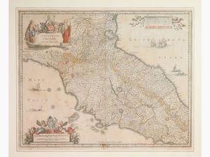 Jan Janssonius - Stato della Chiesa con la Toscana